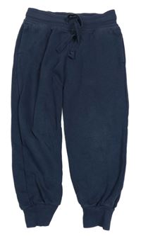 Tmavomodré tepláky H&M