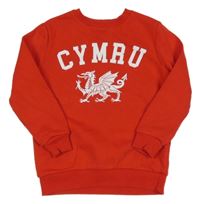 Červená mikina s nápisom F&F