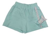 Belasé teplákové kraťasy s pruhmi a 3D bonbonem