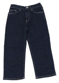 Tmavomodré loose rifle H&M