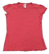 Tmavoružové tričko C&A