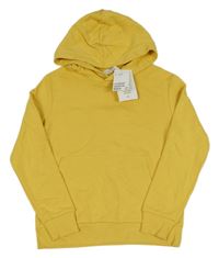 Nové - Žltá mikina s kapucňou H&M