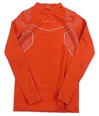 Červené funkčné spodné tričko Decathlon
