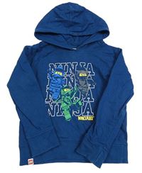 Tmavomodrá mikina Ninjago s kapucí 
