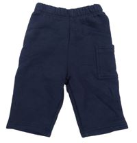 Tmavomodré tepláky s vreckom