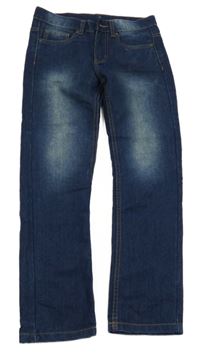 Tmavomodré slim rifle Y.F.K.