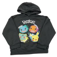 Tmavošedá mikina s Pokémony a kapucí Primark