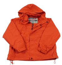 Červená šusťáková outdoorová jarní bunda s kapucí High Colorado 