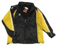 Nové - Čierno-žltá šušťáková športová bunda s výšivkou Masita