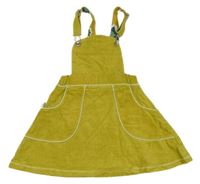 Citronová menšestrová na traká sukňa Alba