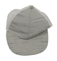 Bielo-čierna vzorovaná šiltovka