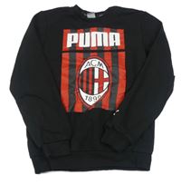 Černá fotbalová mikina AC Milan PUMA