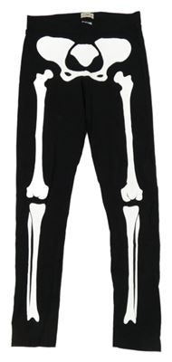 Černé legíny s kostmi F&F