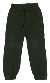 Tmavokhaki tepláky OVS