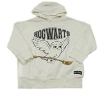 Biela mikina s Hedwigou - Harry Potter a kamienkami a kapucňou C&A
