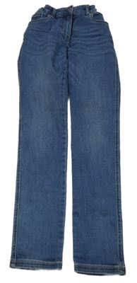 Modré skinny teplákové rifle YIGGA