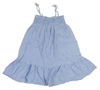 Modro-biele pruhované ľahké šaty zn. H&M