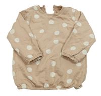 Pudrová bodkovaná á mikina George