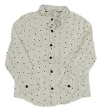 Nové - Biela košeľa s trojúhelníky Pep&Co