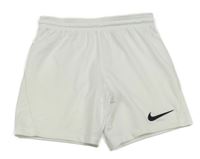 Biele športové funkčné kraťasy s logom Nike