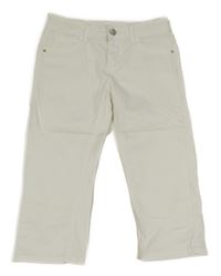 Smotanové plátenné capri nohavice C&A