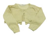 Béžové trblietavé svetrové prepínaci bolerko M&S