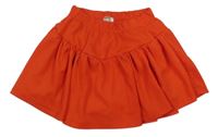 Červená sukňa s všitými kraťasy