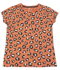 Korálové vzorované tričko F&F