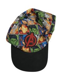 Černo-barevná kšiltovka s Avengers