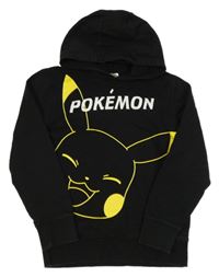 Čierna mikina s Pikachu a kapucňou