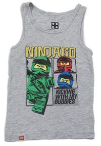 Zelené melírované tielko s Lego Ninjago