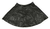 Čierna koženková sukňa H&M