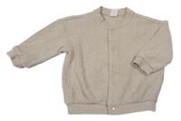 Béžová rebrovaná prepínaci mikina H&M