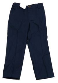 Nové - tmavomodré spoločenské chino nohavice zn. Next