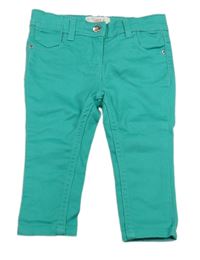 Zelené plátěné skinny kalhoty Impidimpi