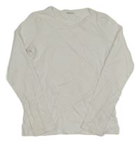 Bílé pyžamové triko Vertbaudet