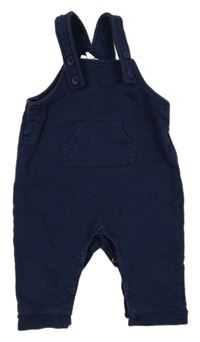 Tmavomodré laclové tepláky 