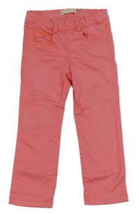 Lososové plátenné nohavice Name it
