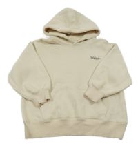 Smotanová mikina s nápisom a kapucňou Zara