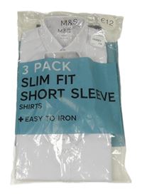 Nové - 3x bílá košile M&S