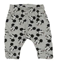 Sivé ľahké tepláky s Mickeym Disney