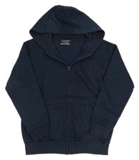 Tmavomodrá prepínaci mikina s kapucňou Primark