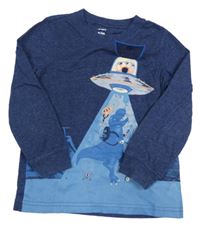 Tmavomodré triko s dinem Carter's