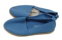 Nové - Modré plátěné espadrilky vel. 30