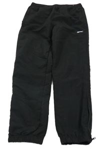 Čierne šušťákové športové nohavice Slazenger