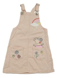 Svetloružové rifľové na traké šaty s Peppou George