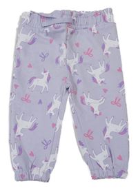 Lila tepláky s jednorožci Primark