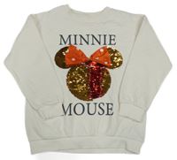 Smotanová mikina s Minnie Disney