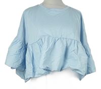 Dámská světlemodrá crop halenka Primark 