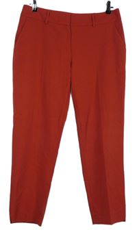 Dámské červené kalhoty s puky Dorothy Perkins 